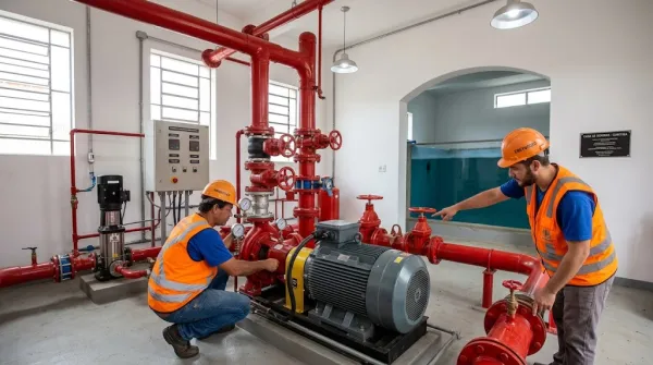 Manutenção preventiva de rede de hidrantes Curitiba